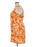 Open Edit 100% Polyester Print Orange Cocktail Dress Size XXL - photo 5