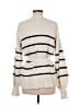 FRAME Stripes Ivory Cardigan Size M (estimated) - photo 2