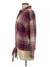 Polly & Esther Plaid Red Long Sleeve Blouse Size L - photo 5