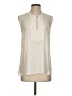 J.Crew 100% Polyester Ivory Sleeveless Blouse Size 2 - photo 1
