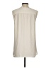 J.Crew 100% Polyester Ivory Sleeveless Blouse Size 2 - photo 2