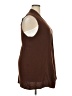 Coldwater Creek Brown Sweater Vest Size 18 - photo 4