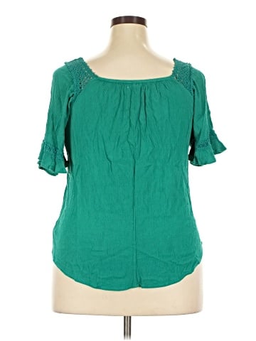 Maurices Short Sleeve Blouse (view 2)
