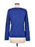 Chico's Blue Silk Pullover Sweater Size Med (1) - photo 2