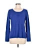 Chico's Blue Silk Pullover Sweater Size Med (1) - photo 1