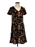 Nine West Print Brown Casual Dress Size S - photo 1