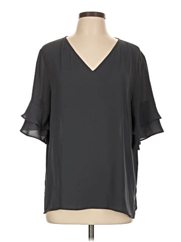 Ann Taylor LOFT Short Sleeve Blouse (view 1)
