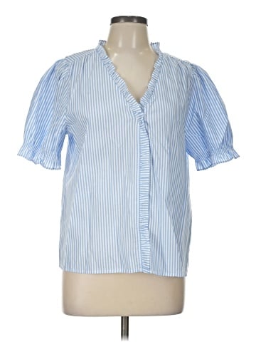 J.Crew Factory Store Short Sleeve Blouse (view 1)