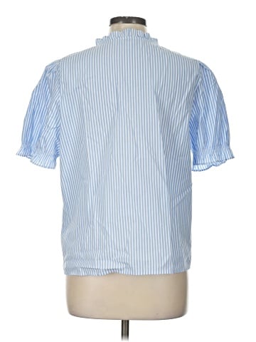 J.Crew Factory Store Short Sleeve Blouse (view 2)