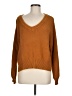 Lucky Brand Solid Brown Pullover Sweater Size M - photo 1