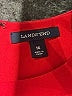 Lands' End Solid Red Cocktail Dress Size 16 - photo 7