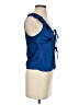 Wilfred 100% Polyester Blue Sleeveless Blouse Size XS - photo 4