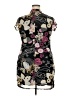Dorothy Perkins 100% Polyester Print Black Cocktail Dress Size 18 - photo 2