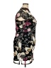 Dorothy Perkins 100% Polyester Print Black Cocktail Dress Size 18 - photo 4