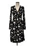 Ann Taylor Floral Black Casual Dress Size 8 - photo 1
