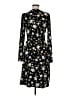 Ann Taylor Floral Black Casual Dress Size 8 - photo 2