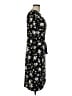 Ann Taylor Floral Black Casual Dress Size 8 - photo 4