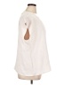 Angels 100% Polyester Ivory Short Sleeve Blouse Size 1X - photo 4