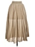 Zara Solid Tan Casual Skirt Size M - photo 1