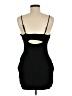Aqua Solid Black Cocktail Dress Size M - photo 2