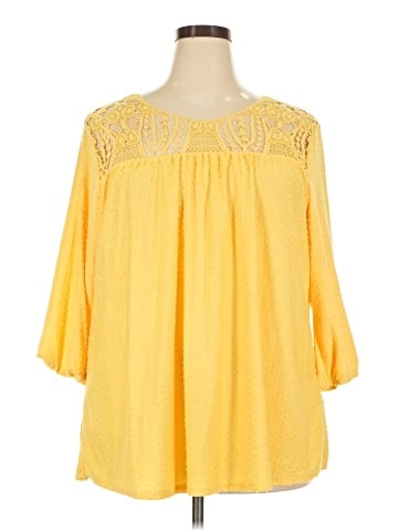 Zac & Rachel 3/4 Sleeve Blouse (view 1)