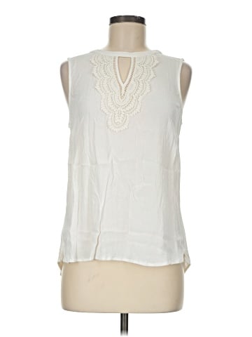 Pale Sky Sleeveless Blouse (view 1)