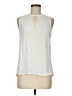 Pale Sky Ivory Sleeveless Blouse Size M - photo 1
