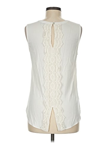 Pale Sky Sleeveless Blouse (view 2)