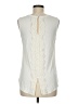 Pale Sky Ivory Sleeveless Blouse Size M - photo 2
