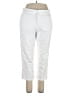 JM Collection Solid White Casual Pants Size 14 - photo 1
