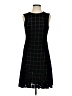 Donna Morgan 100% Polyester Argyle Black Cocktail Dress Size 4 - photo 1