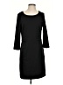 Gao Solid Black Casual Dress Size S - photo 1