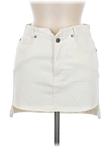 We the Free Denim Skirt (view 1)