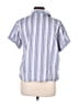Universal Thread Stripes Blue Short Sleeve Button-Down Shirt Size M - photo 2