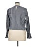 H&M 100% Cotton Stripes Blue Long Sleeve Blouse Size 14 - photo 2