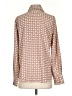 MNG Tweed Brown Long Sleeve Blouse Size 4 - photo 2