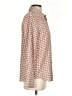 MNG Tweed Brown Long Sleeve Blouse Size 4 - photo 4