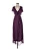 ASOS 100% Polyester Purple Cocktail Dress Size 4 - photo 1