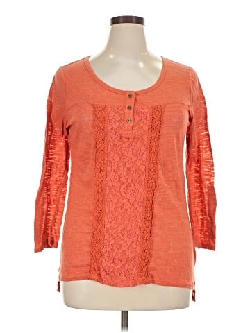 Maurices 3/4 Sleeve Top (view 1)