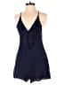 Lush 100% Rayon Blue Romper Size S - photo 1