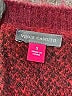 Vince Camuto Argyle Burgundy Pullover Sweater Size S - photo 7