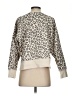 FRAME 100% Cotton Animal Print Tan Pullover Sweater Size S - photo 2