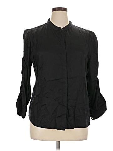 White House Black Market 3/4 Sleeve Blouse (view 1)