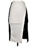 Missguided Color Block Ivory Casual Skirt Size 4 - photo 1
