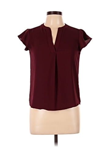 Calvin Klein Short Sleeve Blouse (view 1)