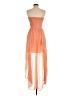 Arden B. 100% Polyester Orange Cocktail Dress Size M - photo 2