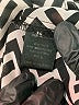 Pleione 100% Polyester Chevron-herringbone Silver Long Sleeve Blouse Size L - photo 8