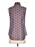CAbi 100% Polyester Blue Sleeveless Blouse Size XS - photo 2