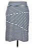 J. McLaughlin Stripes Blue Casual Skirt Size XS - photo 2