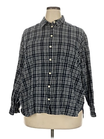 Madewell 3/4 Sleeve Button-Down Shirt (view 1)